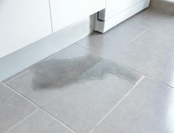 Slab Leak in Residential Bathroom in Need of Plumbing Repair near Columbus, Ohio